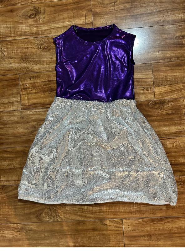 Sparkle party dress, flat